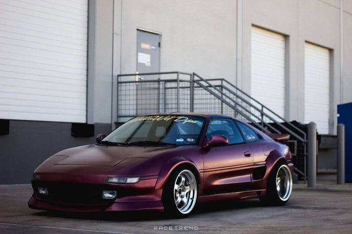Nebula Red Peelable Car Kit on a customer car