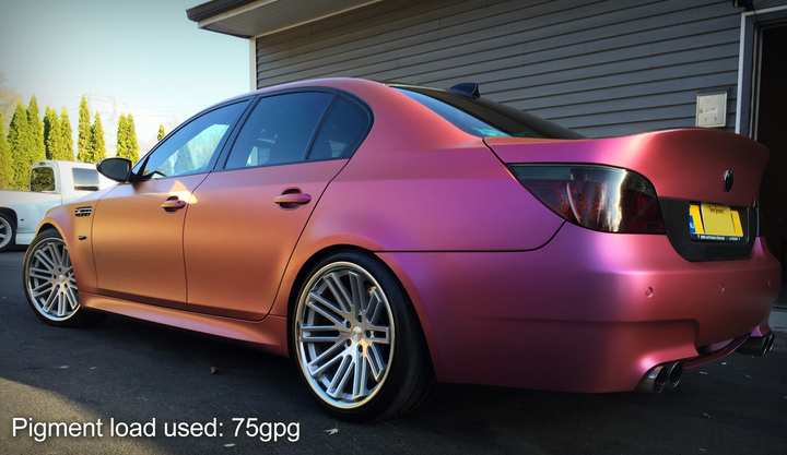 Anthias ColorShift Pearls on a customer car