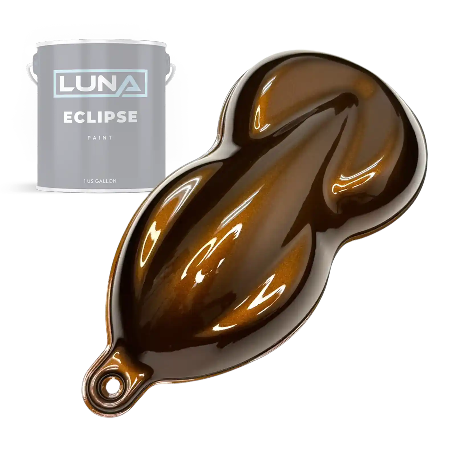 thumbnail image 2 of LiME LiNE Rootbeer Brown Metal Flake Basecoat Automotive Spray Paint – 14 Oz Can 2 of 3