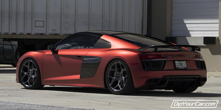 Carbon Red Peelable Car Kit on a customer car