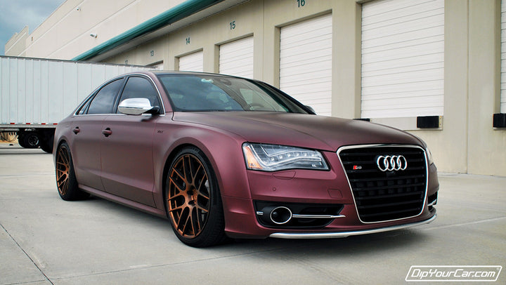 Nebula Red Peelable Car Kit on a customer car