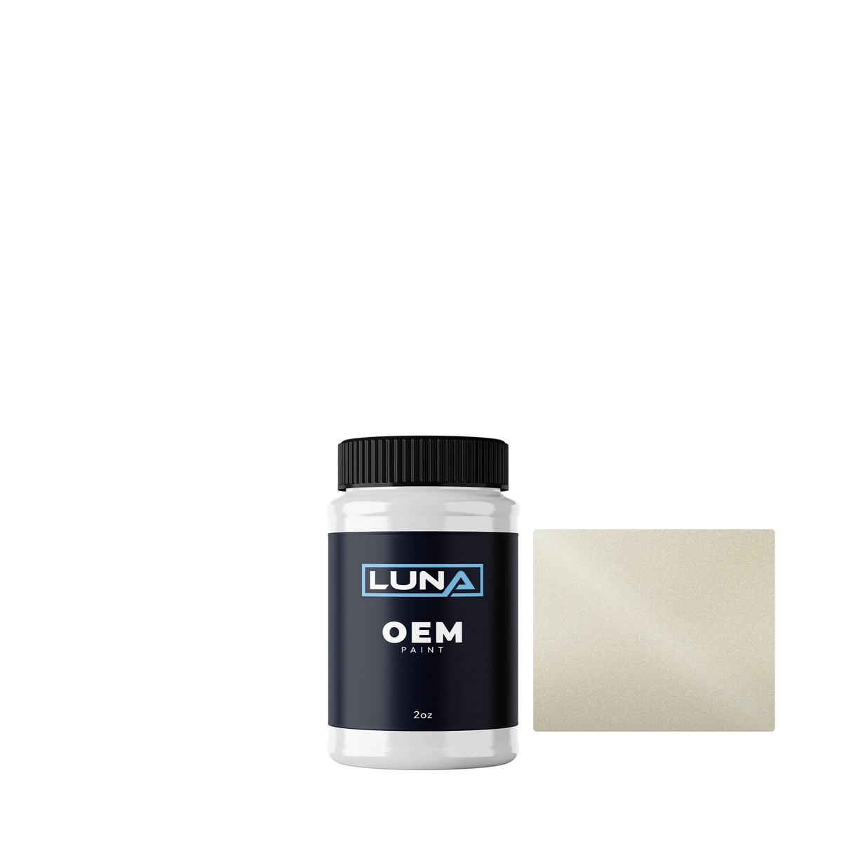 Yamaha Motorcycle Silky White P. 00GE | Luna OEM Basecoat - 2oz Touch Up Bottle w/ Brush