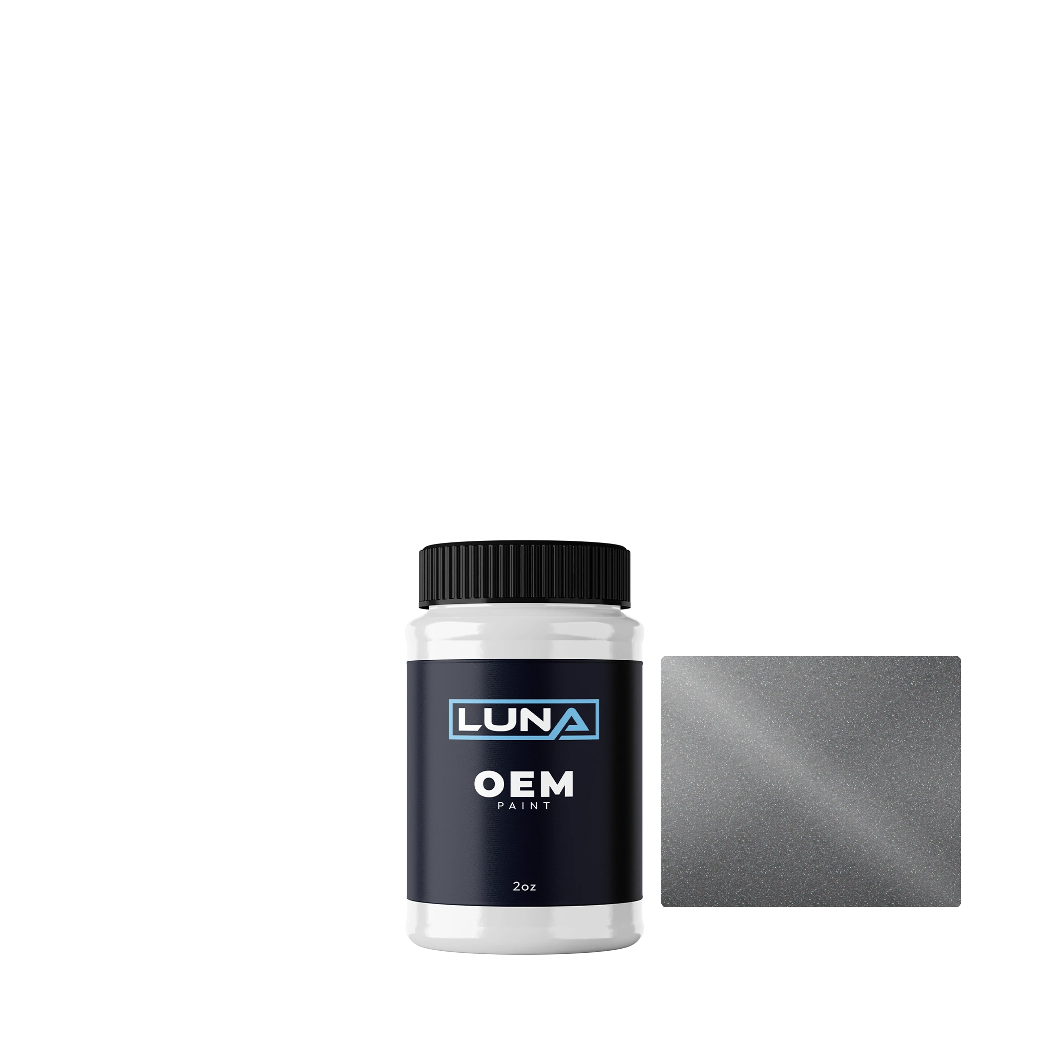 Mitsubishi Blade Silver M. U33 | Luna OEM Basecoat - 2oz Touch Up Bottle w/ Brush