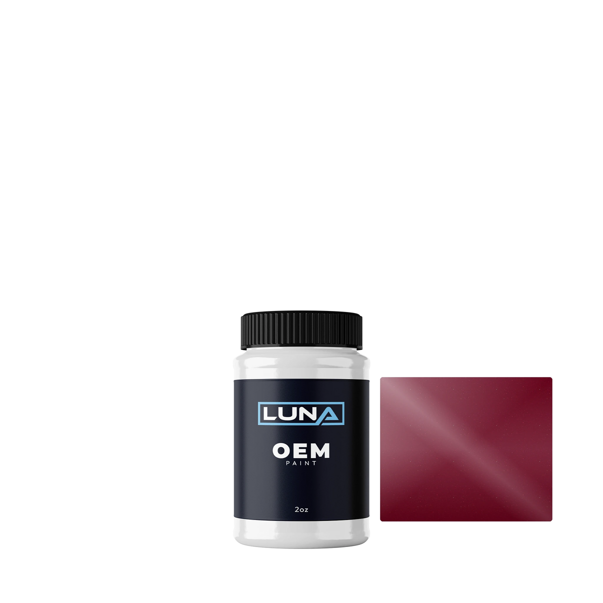General Motors Vermelho Iate Perol 93289829 | Luna OEM Basecoat - 2oz Touch Up Bottle w/ Brush