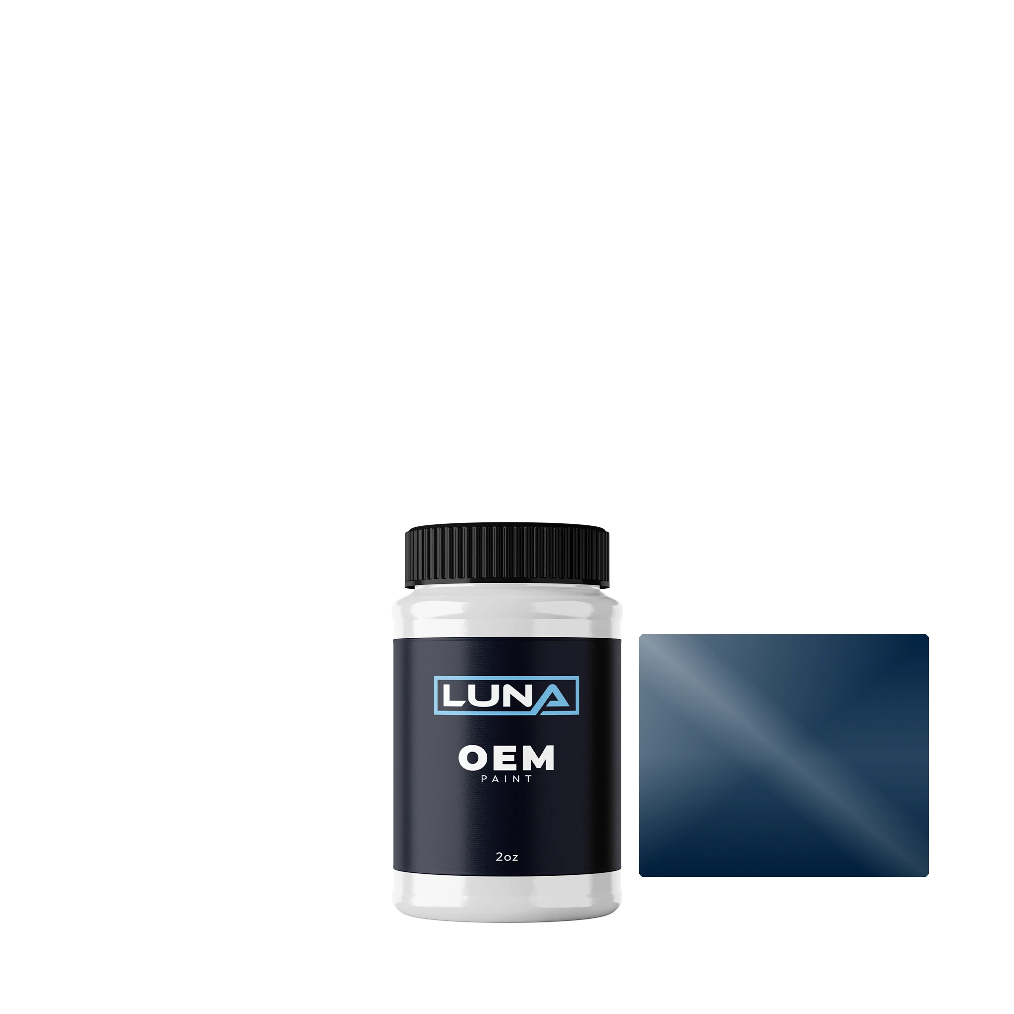 Nissan Dark Blue 645 | Luna OEM Basecoat - 2oz Touch Up Bottle w/ Brush