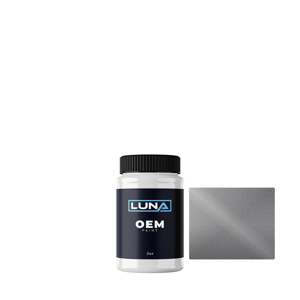 Chrysler USA Medium Quartz M. MDM | Luna OEM Basecoat - 2oz Touch Up Bottle w/ Brush