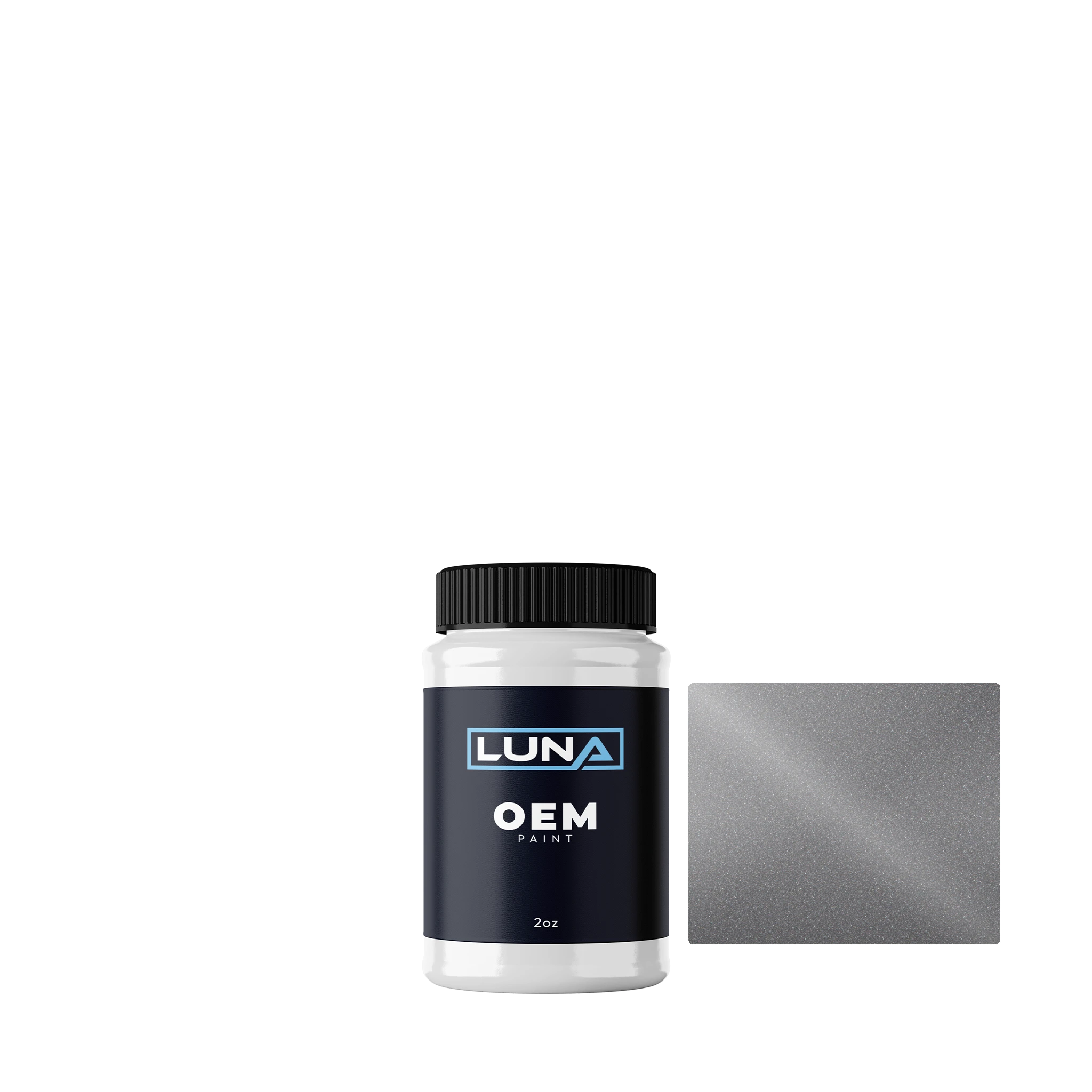Chrysler USA Medium Quartz M. MDM | Luna OEM Basecoat - 2oz Touch Up Bottle w/ Brush