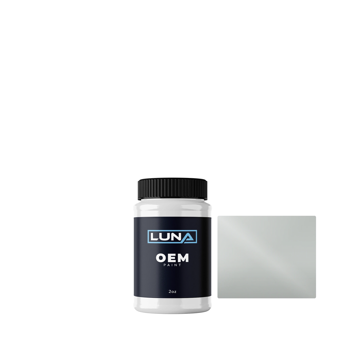 Nissan Grey White K04-W4 | Luna OEM Basecoat - 2oz Touch Up Bottle w/ Brush