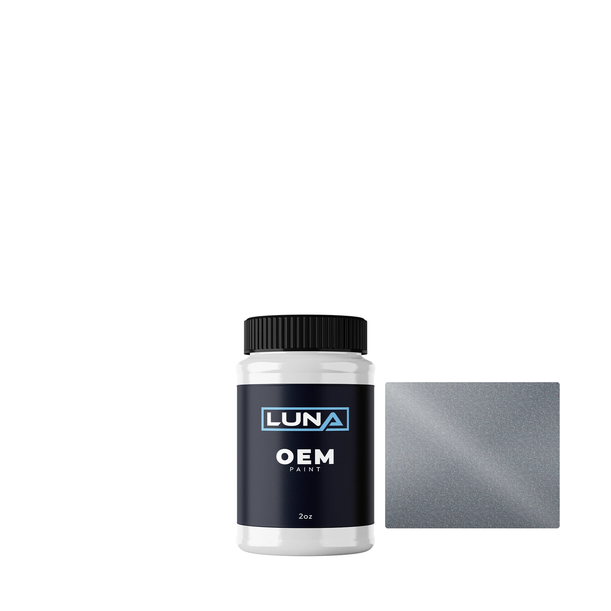 Audi | VW Arctic Blue Silver M. 7J | Luna OEM Basecoat - 2oz Touch Up Bottle w/ Brush