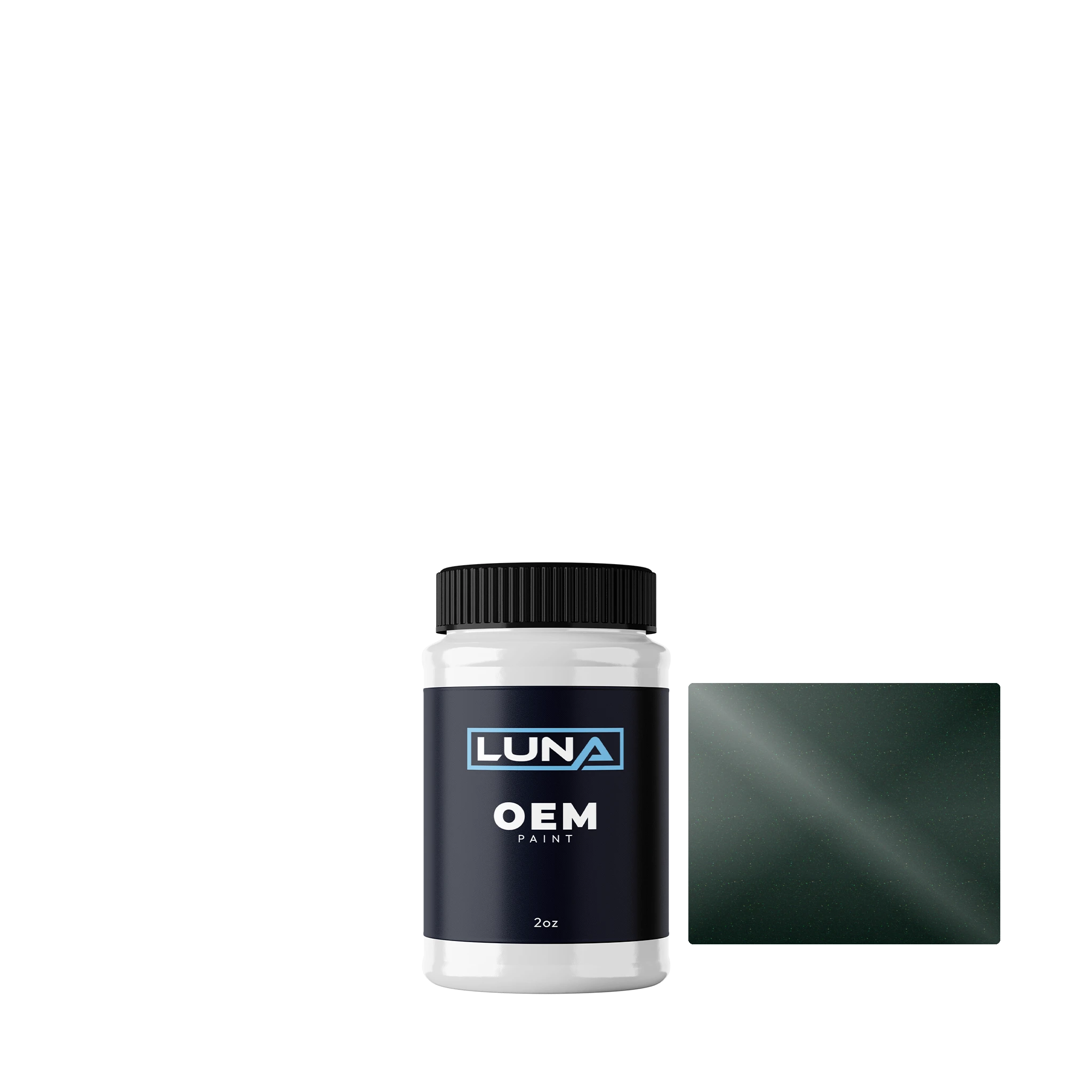 Mini British Racing Green 2 M. B22 | Luna OEM Basecoat - 2oz Touch Up Bottle w/ Brush