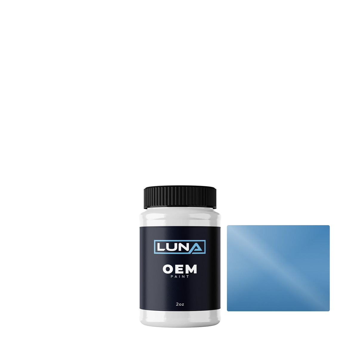 Audi | VW Daenischblau H5R | Luna OEM Basecoat - 2oz Touch Up Bottle w/ Brush