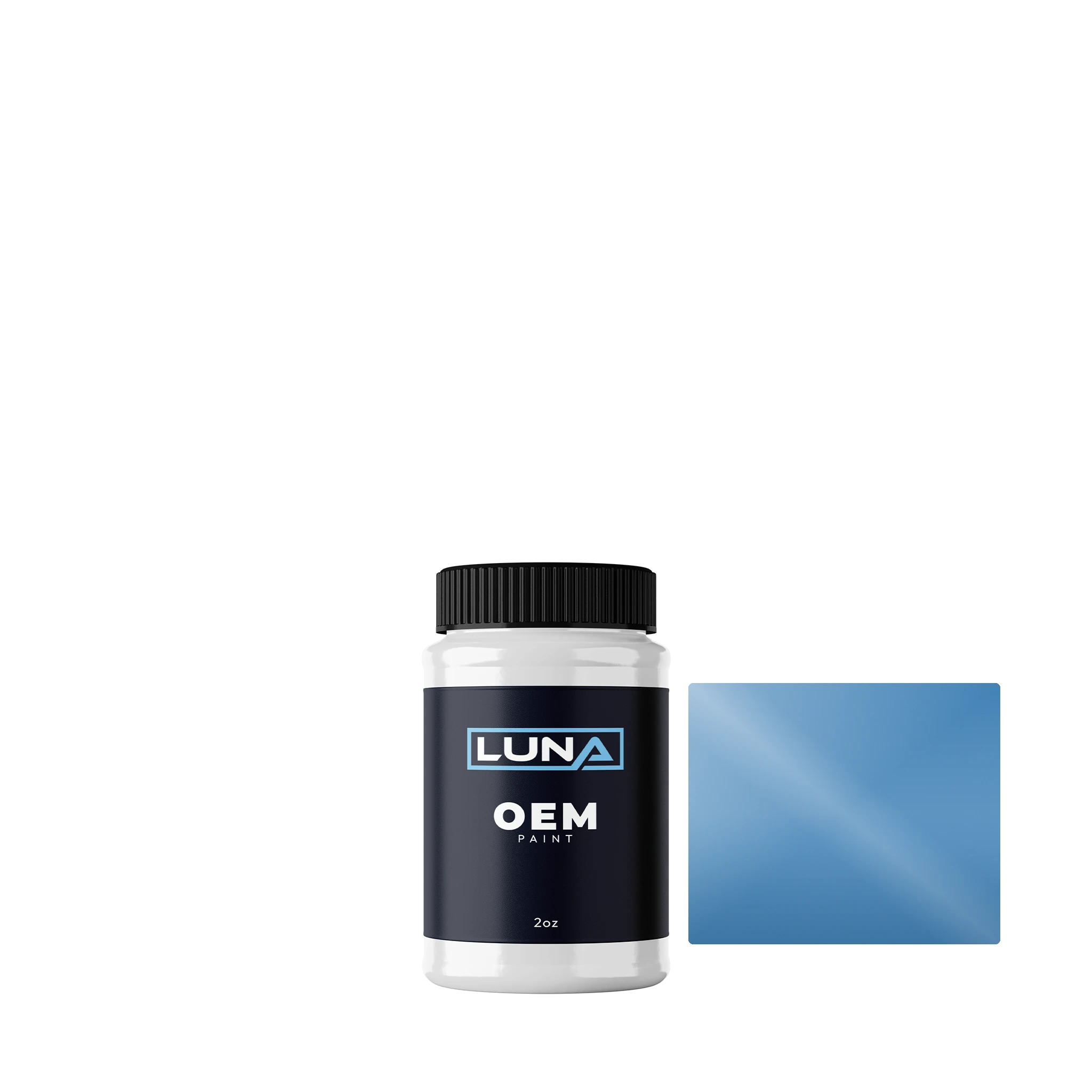 Audi | VW Daenischblau H5R | Luna OEM Basecoat - 2oz Touch Up Bottle w/ Brush