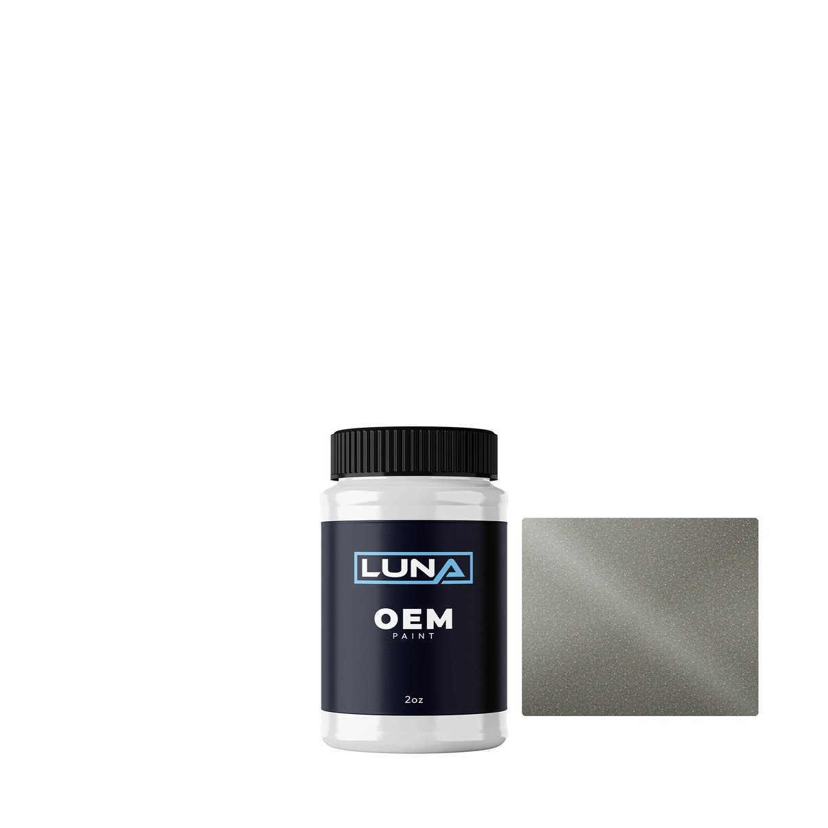 Nissan Grey Beige P. M. ZT1 | Luna OEM Basecoat - 2oz Touch Up Bottle w/ Brush