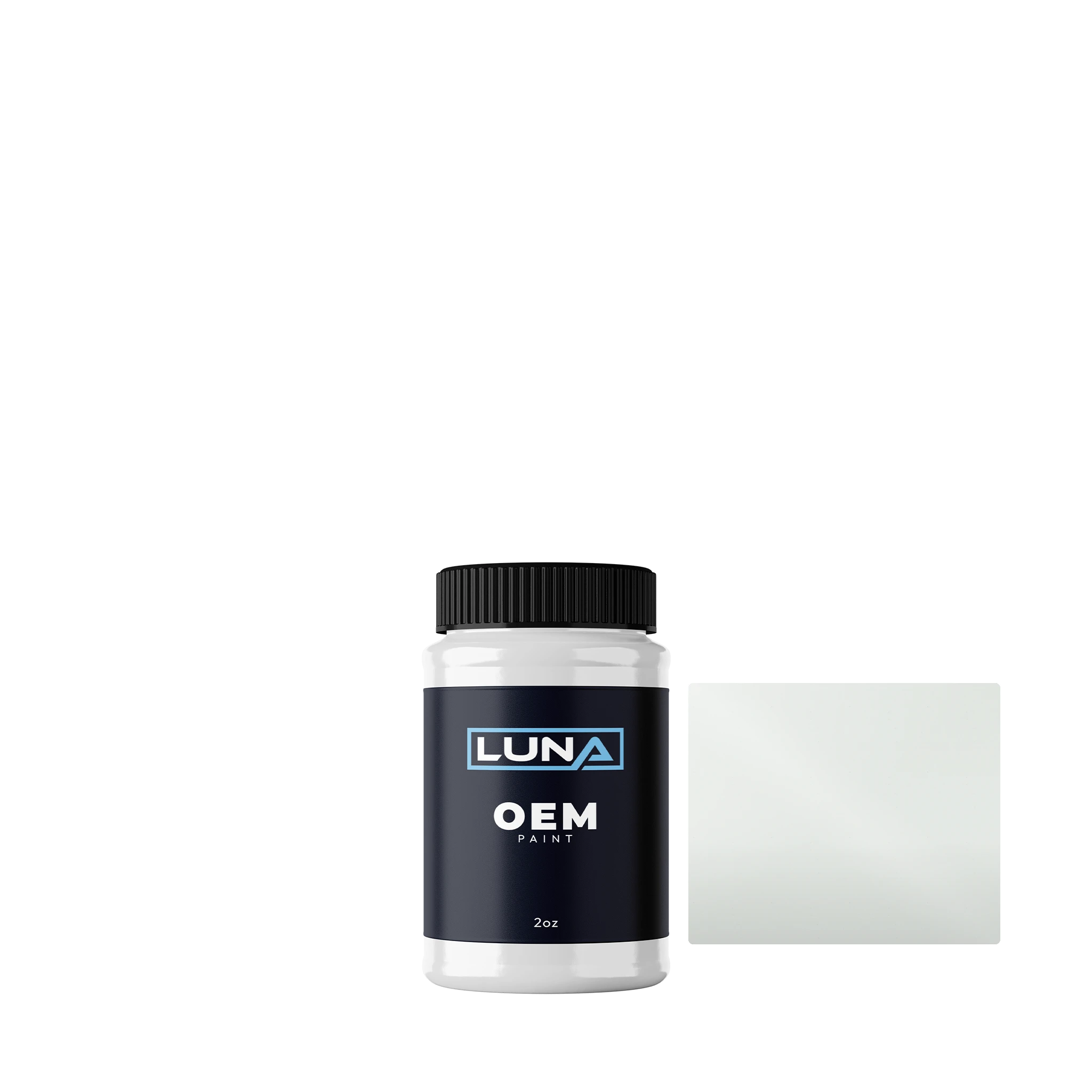 General Motors Bright White WA686H | Luna OEM Basecoat - 2oz Touch Up Bottle w/ Brush