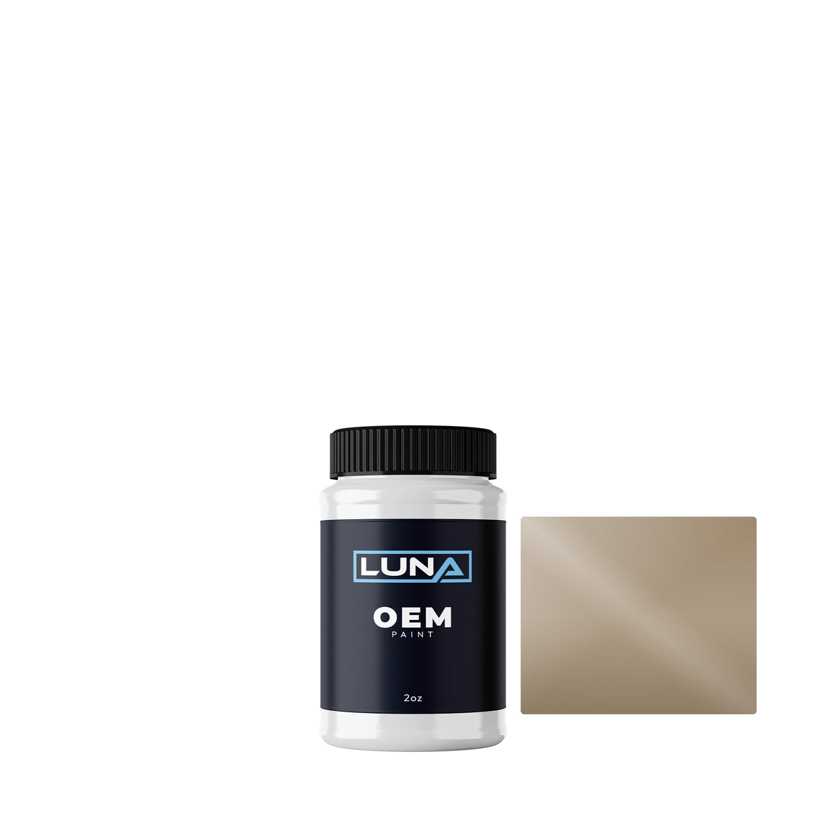 BMW Milanobeige Matt YF32 | Luna OEM Basecoat - 2oz Touch Up Bottle w/ Brush
