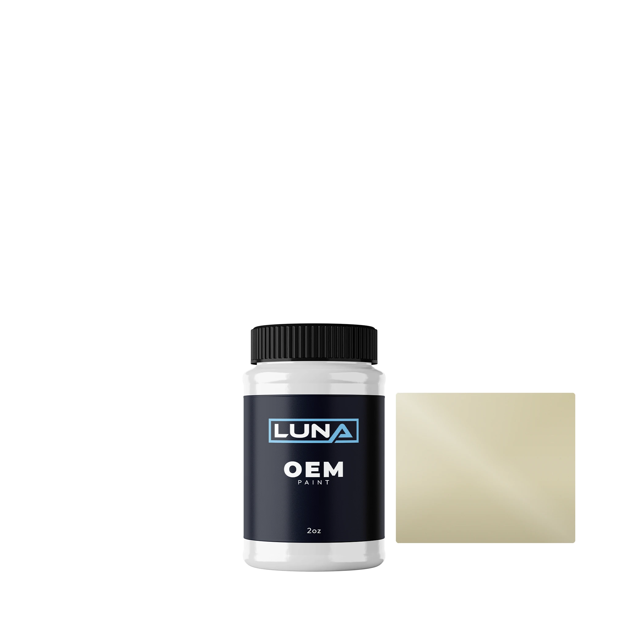 Honda | Acura Vanilla Creme YR546 | Luna OEM Basecoat - 2oz Touch Up Bottle w/ Brush