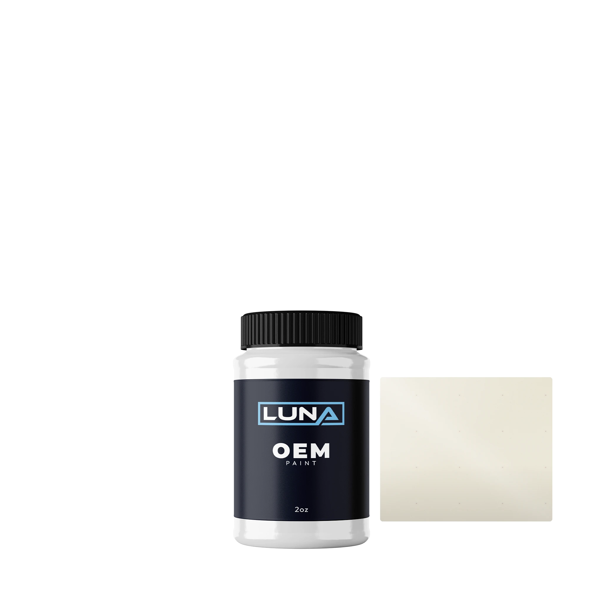 Mazda Cygnus White HS | Luna OEM Basecoat - 2oz Touch Up Bottle w/ Brush