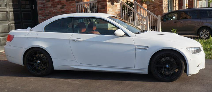 White Peelable Car Kit on a customer car