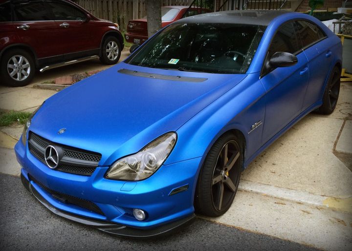 Sazuka Blue Pearls on a customer car