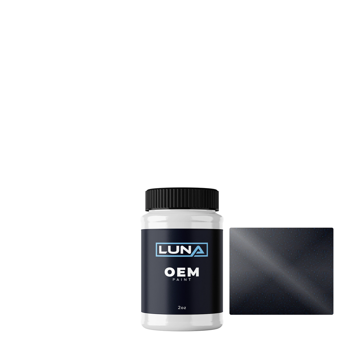 BMW Frozen Dark Blue M. WW44 | Luna OEM Basecoat - 2oz Touch Up Bottle w/ Brush