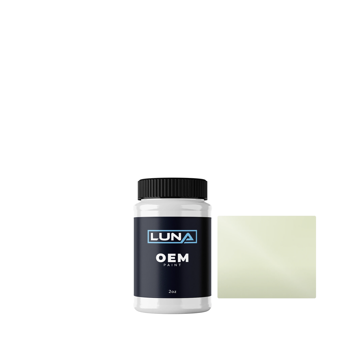 Nissan White 502 | Luna OEM Basecoat - 2oz Touch Up Bottle w/ Brush