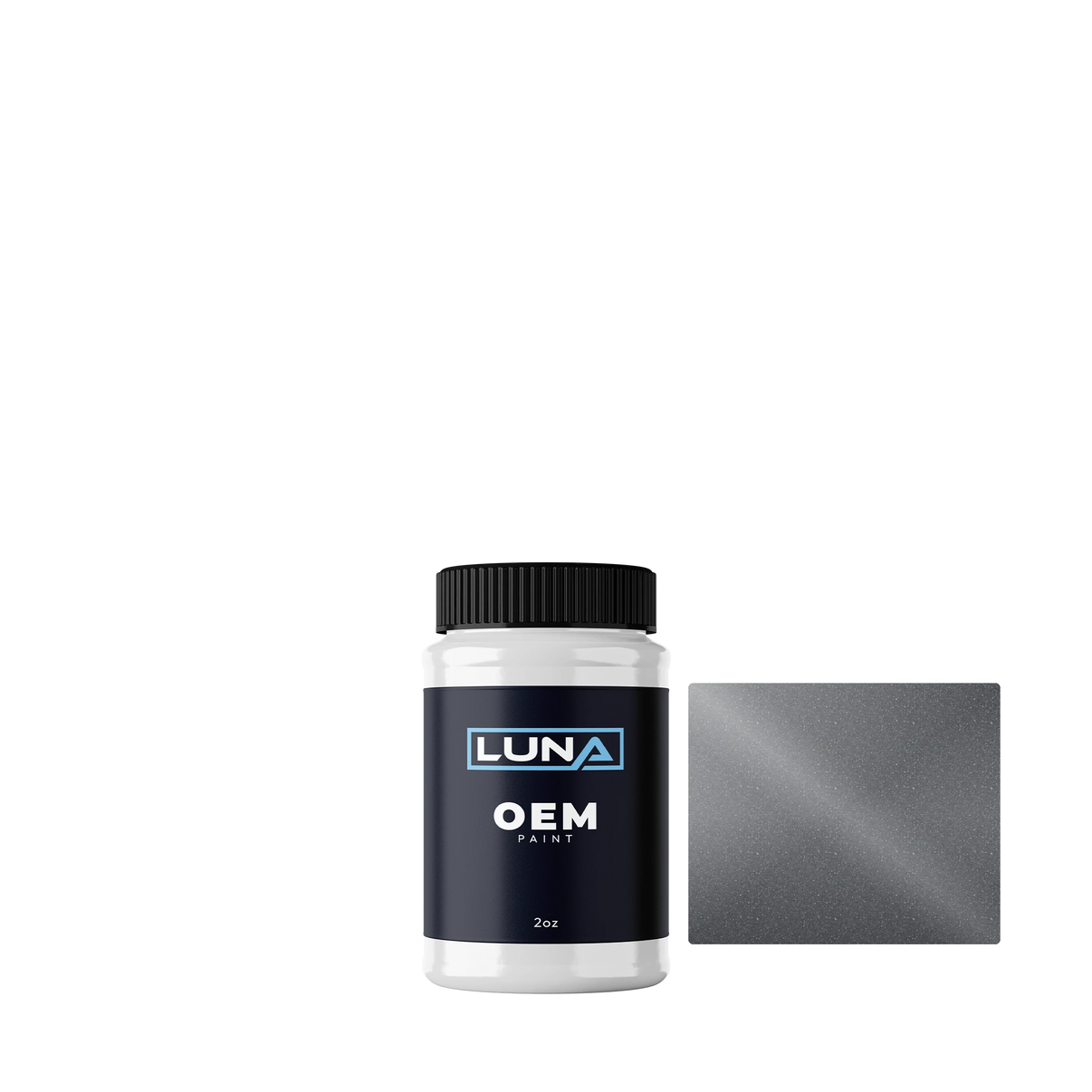 Kia Lunar Silver M. S2 CSS | Luna OEM Basecoat - 2oz Touch Up Bottle w/ Brush