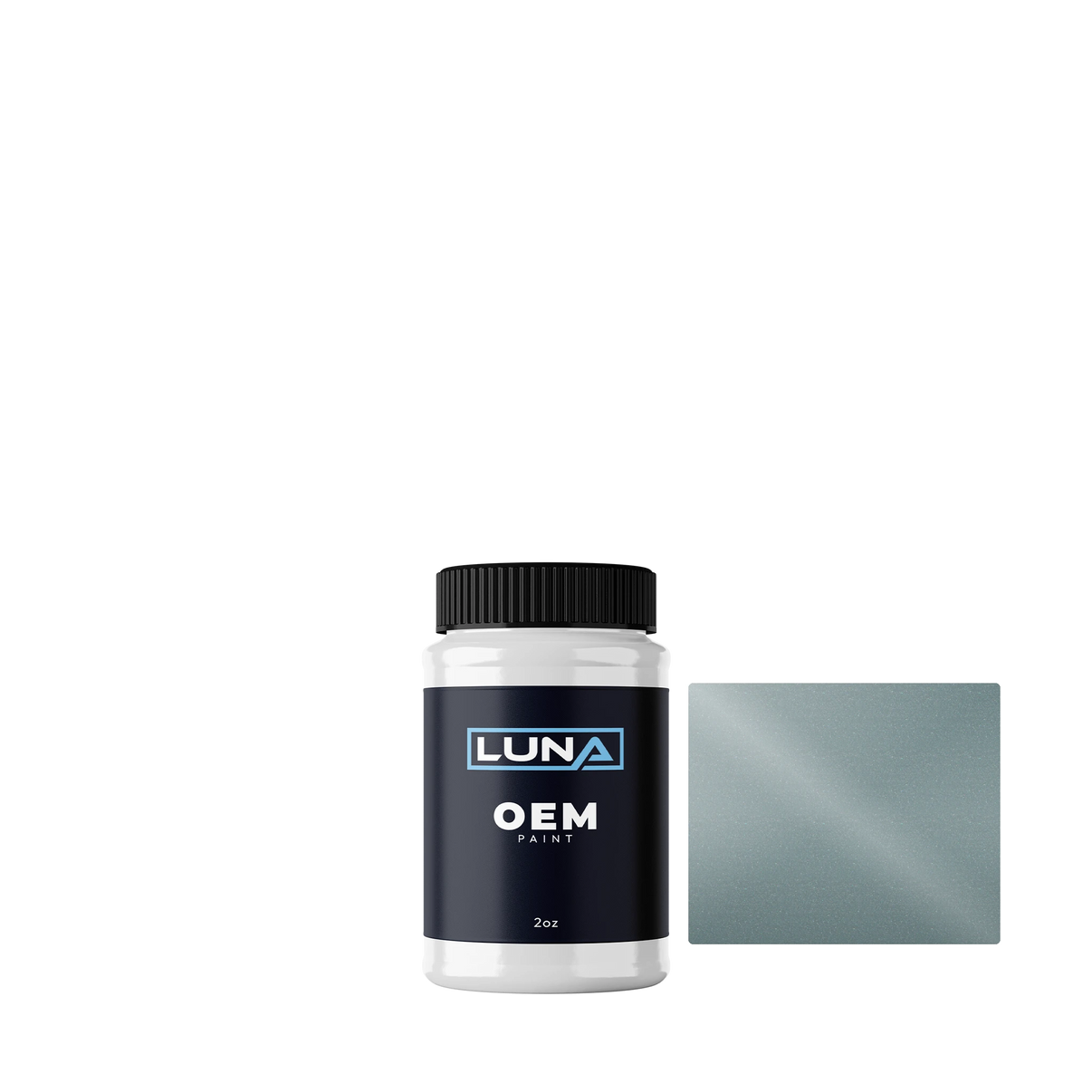 Nissan Light Greenish Blue M. DAM | Luna OEM Basecoat - 2oz Touch Up Bottle w/ Brush