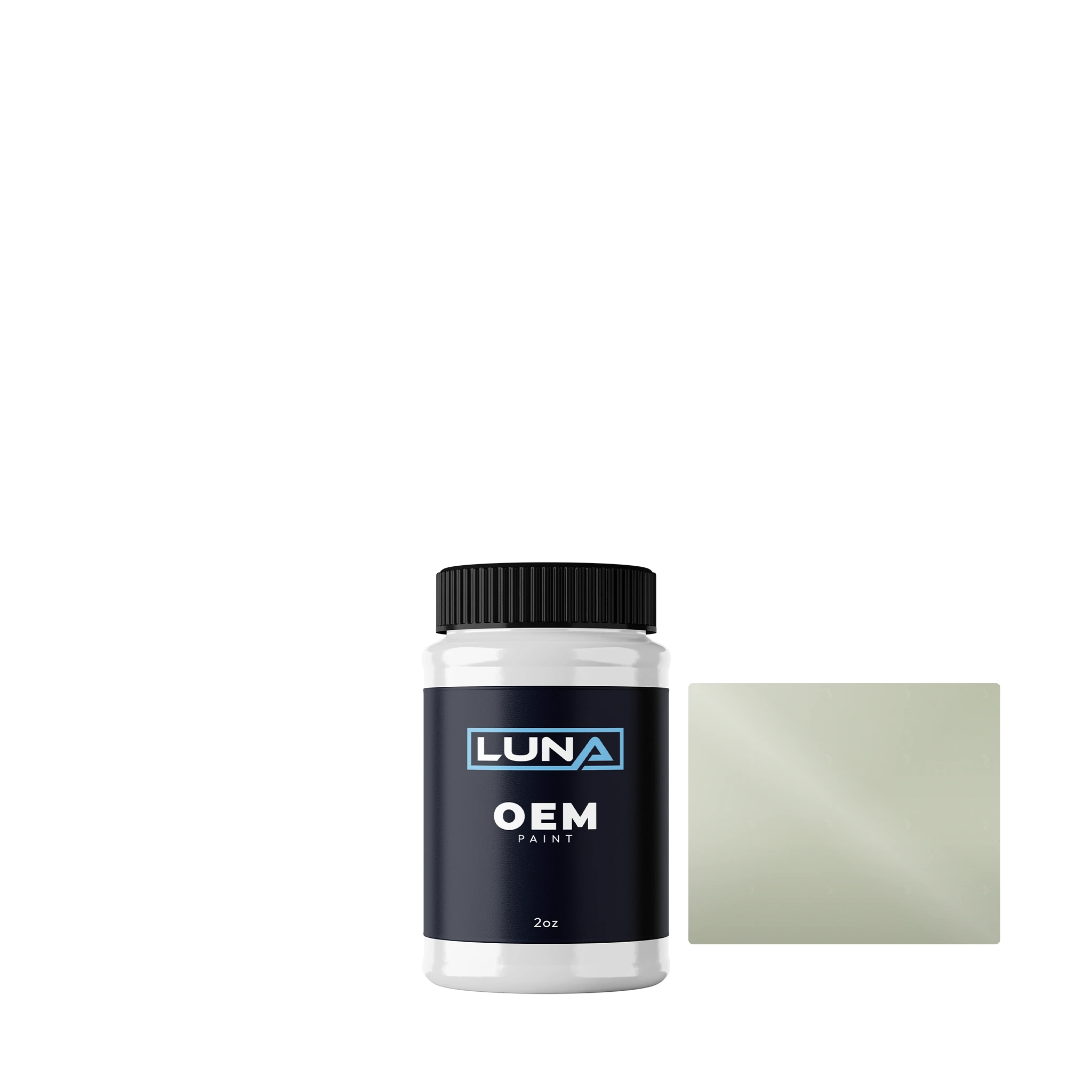 Nissan White . QAW | Luna OEM Basecoat - 2oz Touch Up Bottle w/ Brush