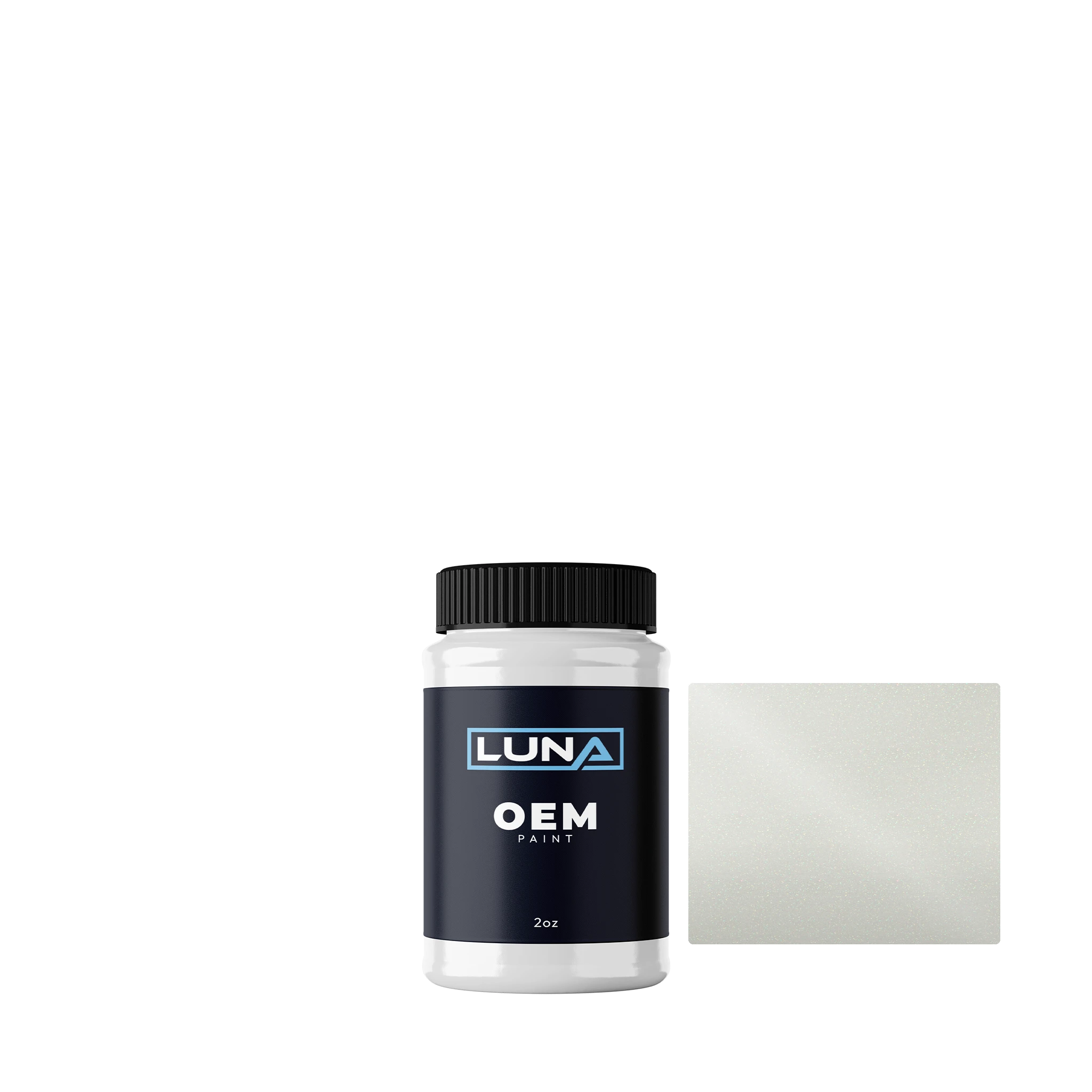 Nissan White P. QAG | Luna OEM Basecoat - 2oz Touch Up Bottle w/ Brush