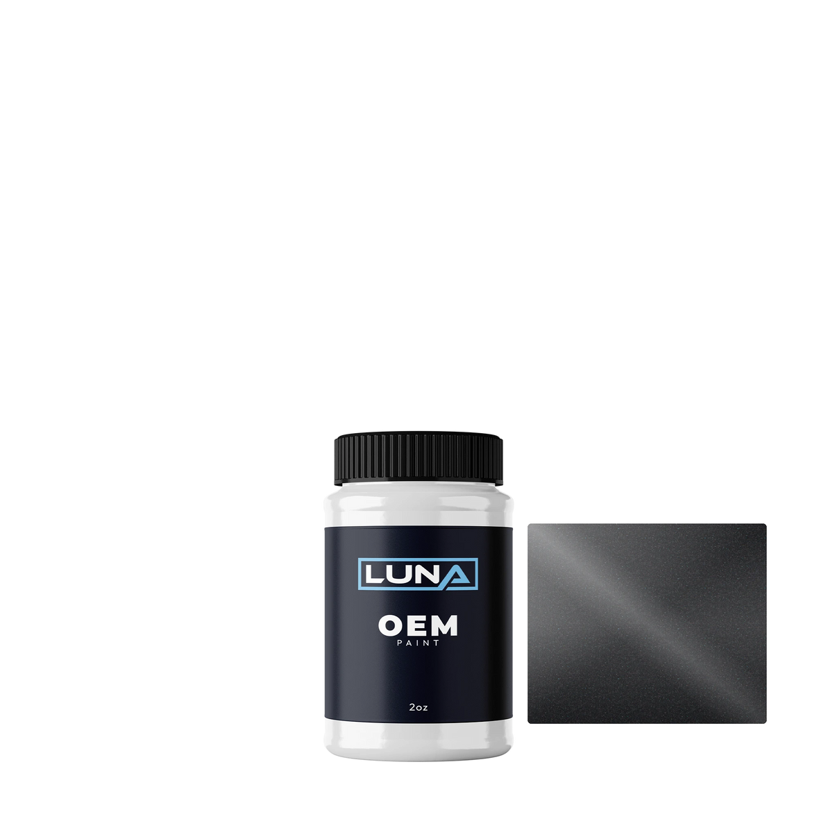 Volvo Savile Grey M. 1 492 | Luna OEM Basecoat - 2oz Touch Up Bottle w/ Brush