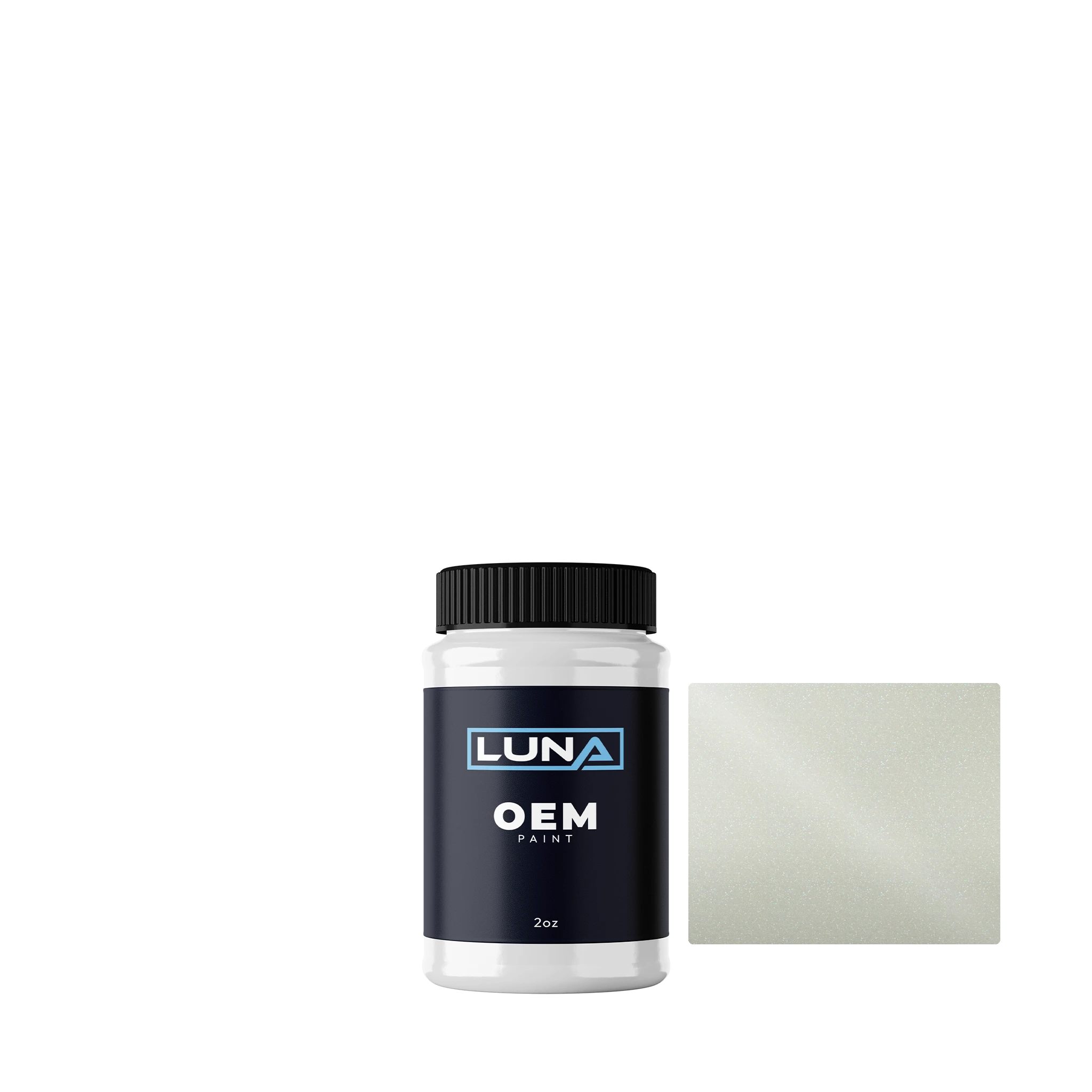 Alpine Blanc Nacre QXA | Luna OEM Basecoat - 2oz Touch Up Bottle w/ Brush