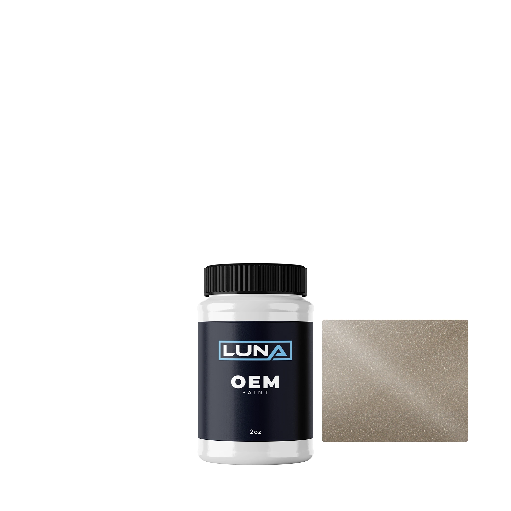 General Motors Light Brown M. 67U-9139 | Luna OEM Basecoat - 2oz Touch Up Bottle w/ Brush