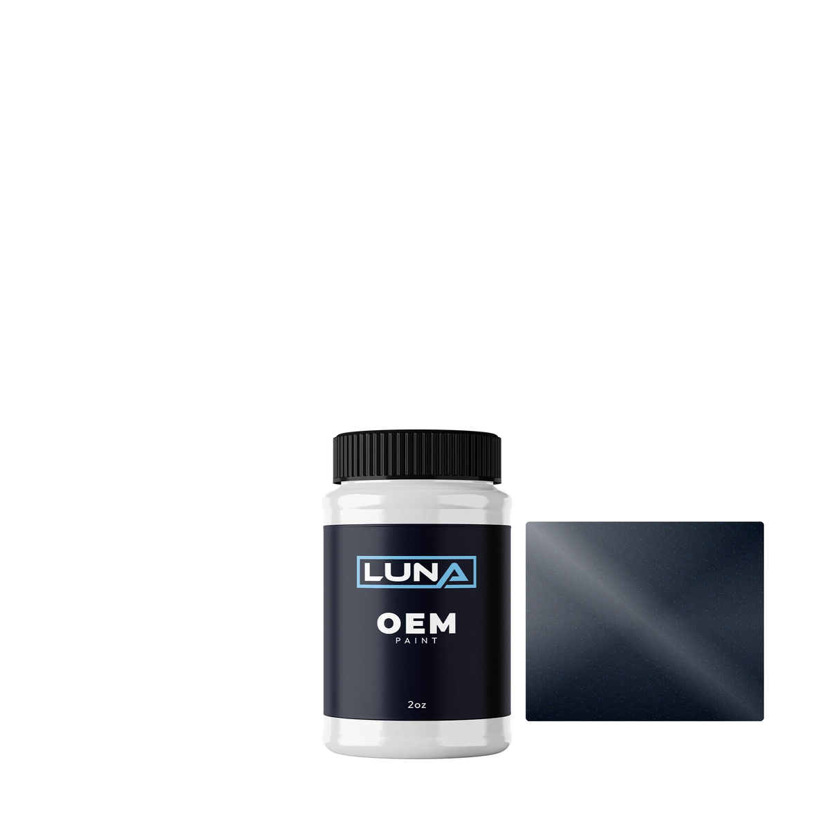 Nissan Dark Blue P. 1 RAA | Luna OEM Basecoat - 2oz Touch Up Bottle w/ Brush