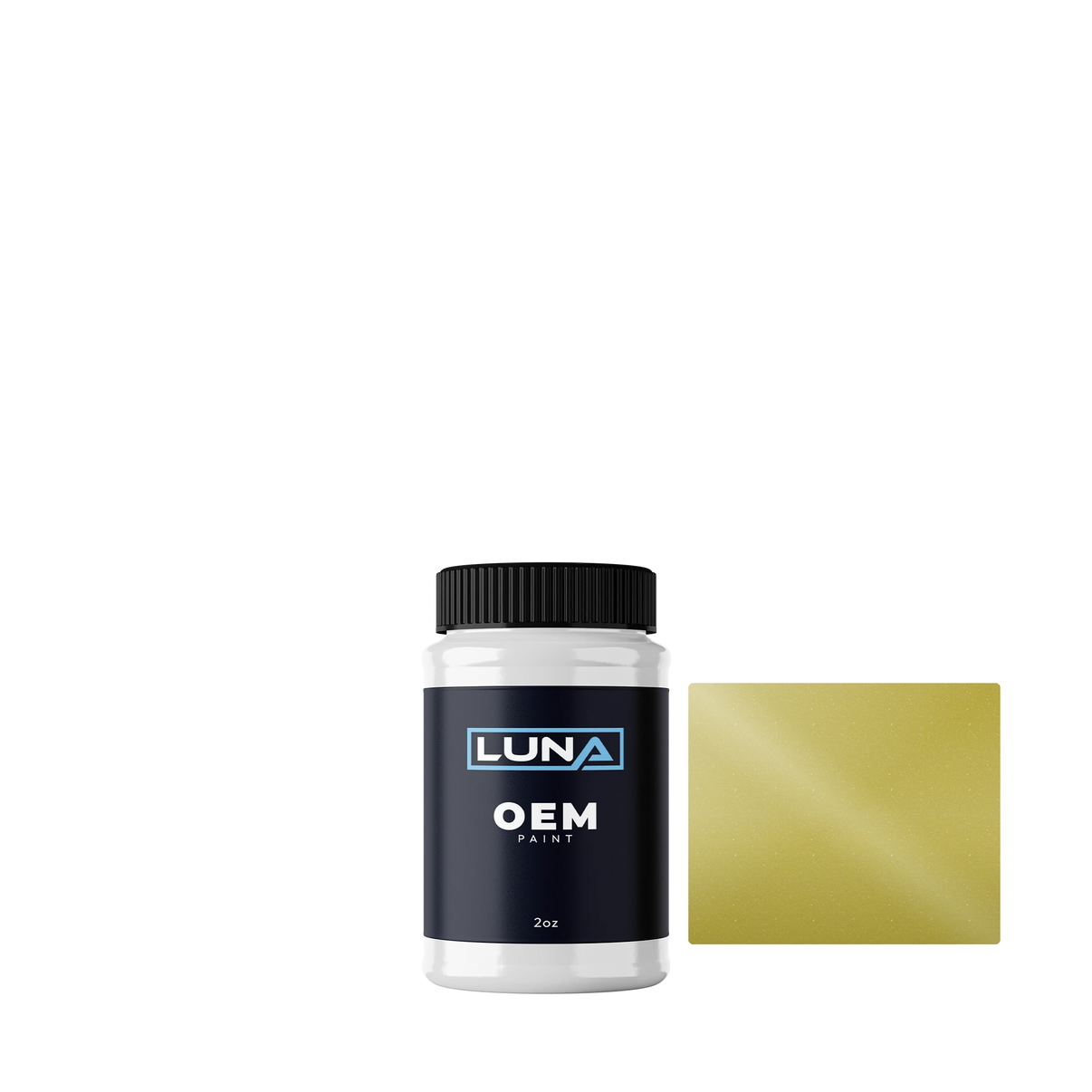 Nissan Yellow M. E30 | Luna OEM Basecoat - 2oz Touch Up Bottle w/ Brush