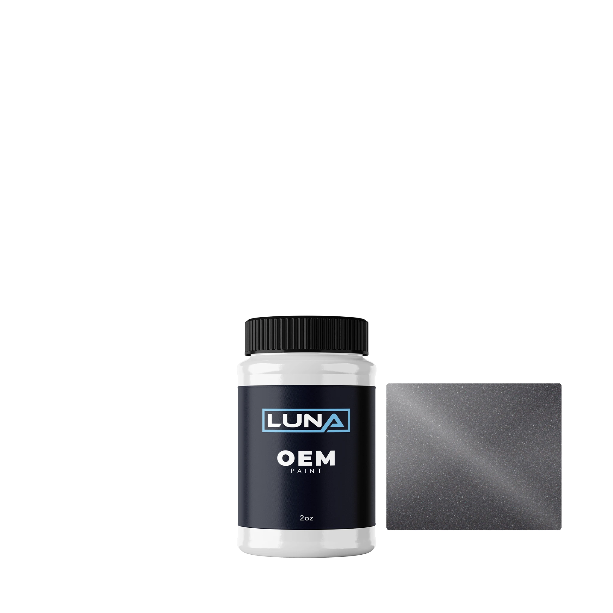 Mazda Grey M. 47D | Luna OEM Basecoat - 2oz Touch Up Bottle w/ Brush