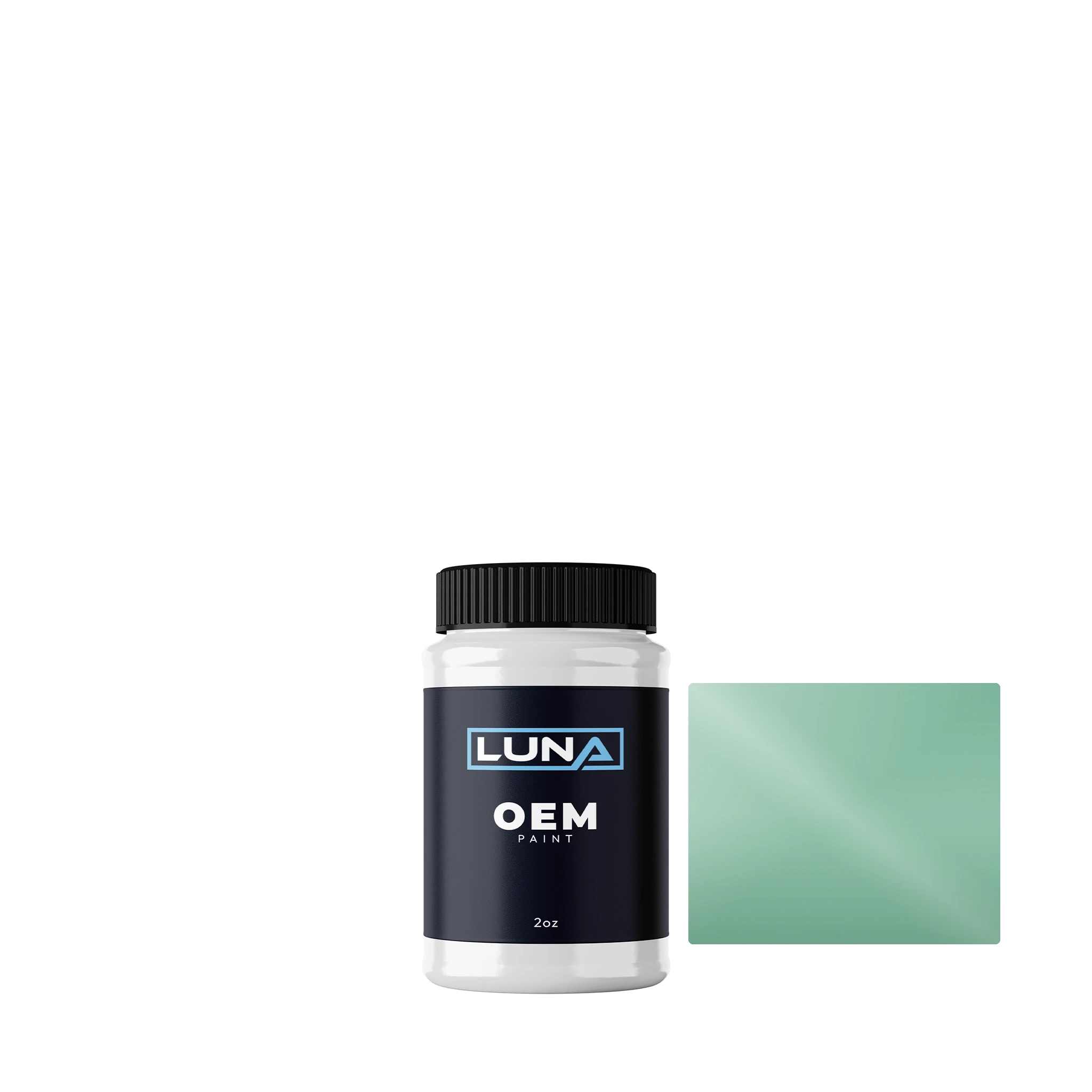 Opel Seegruen 318 | Luna OEM Basecoat - 2oz Touch Up Bottle w/ Brush