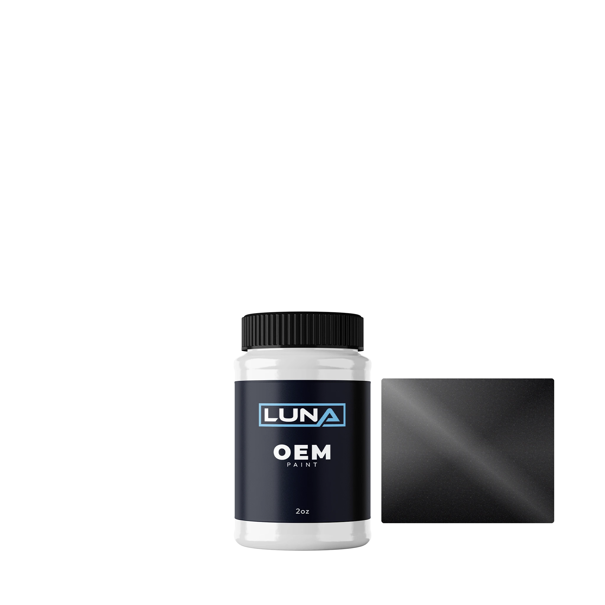 Gen. Motors Holden (aus) Diamond Black/charcoal Me K011 | Luna OEM Basecoat - 2oz Touch Up Bottle w/ Brush