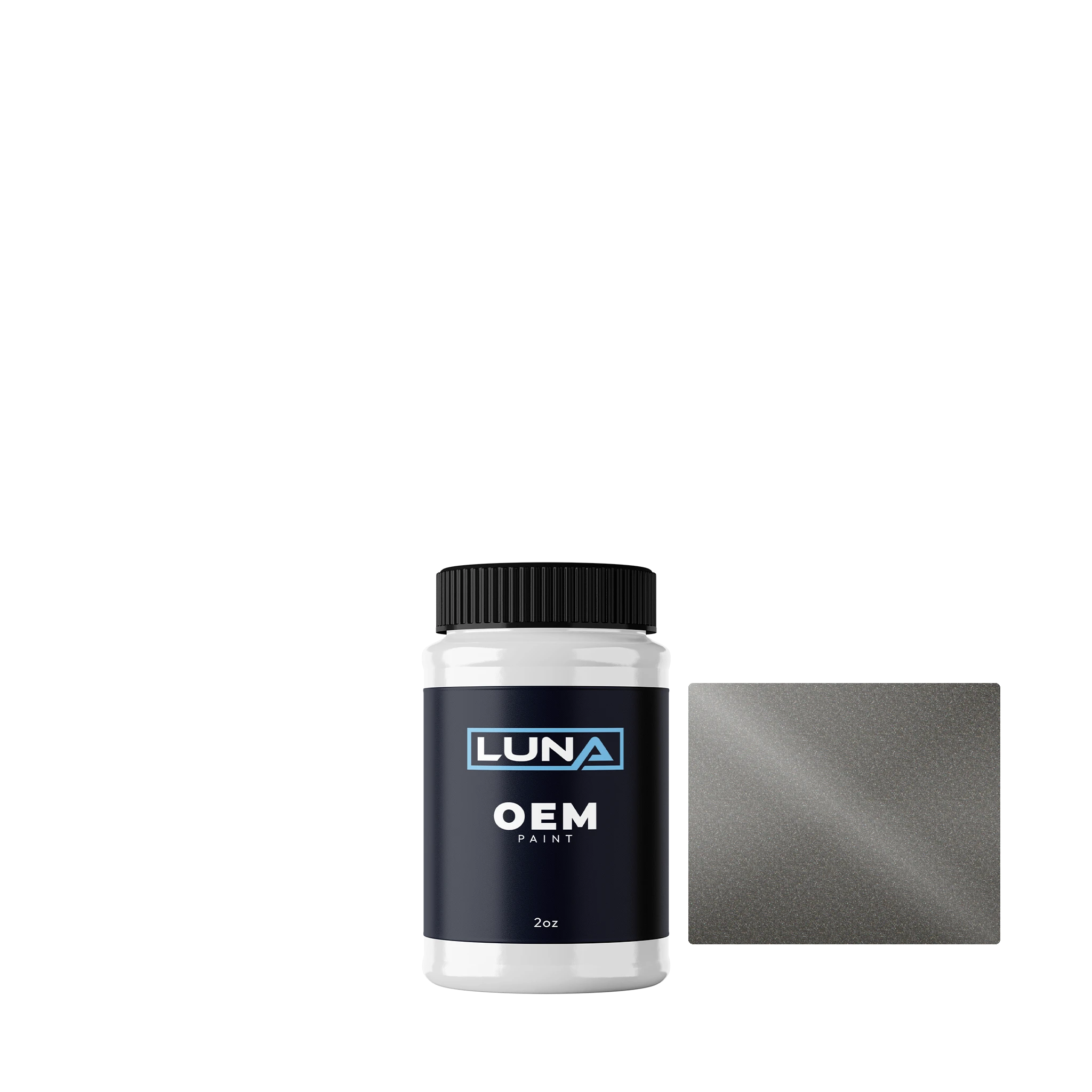 General Motors Grey M. 16-7054 | Luna OEM Basecoat - 2oz Touch Up Bottle w/ Brush