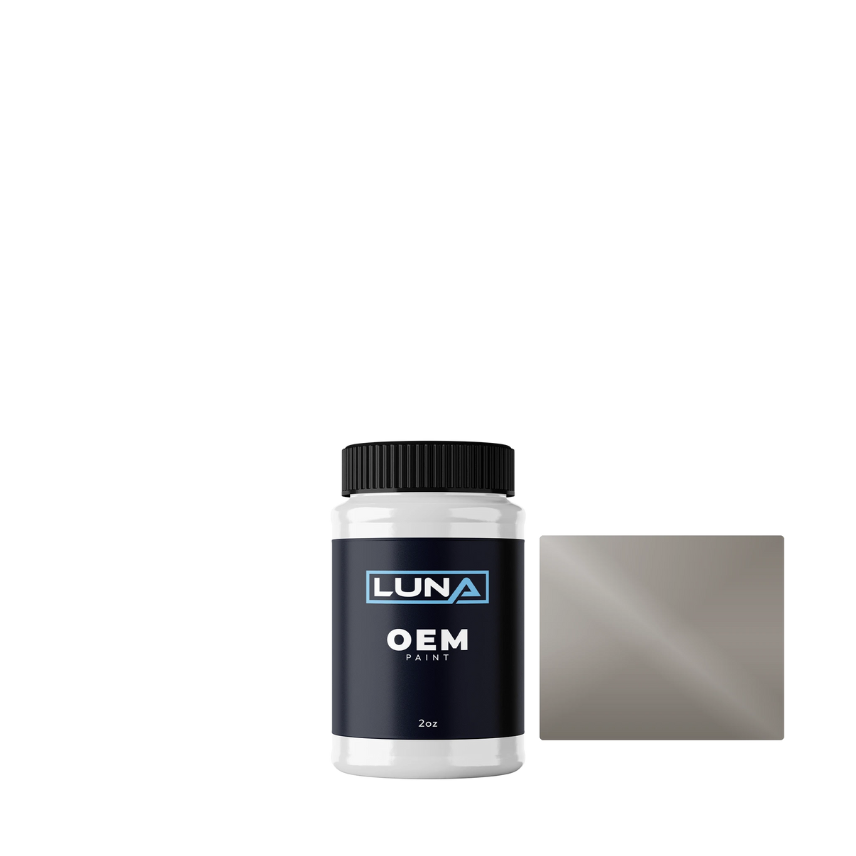 Ligier Gris Mineral M. 1400471 | Luna OEM Basecoat - 2oz Touch Up Bottle w/ Brush
