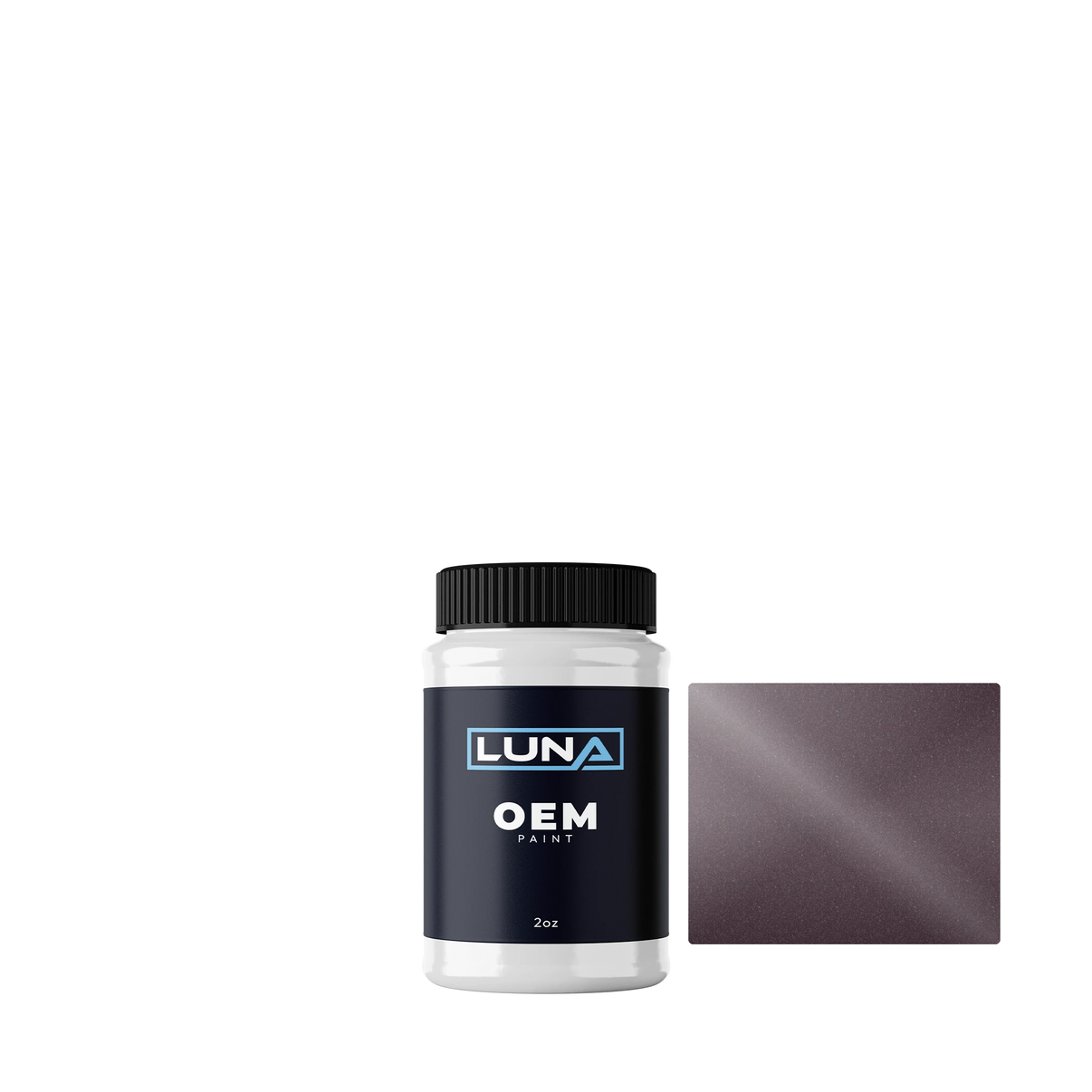 Proton Reddish Thunder Grey M. AC16859 | Luna OEM Basecoat - 2oz Touch Up Bottle w/ Brush