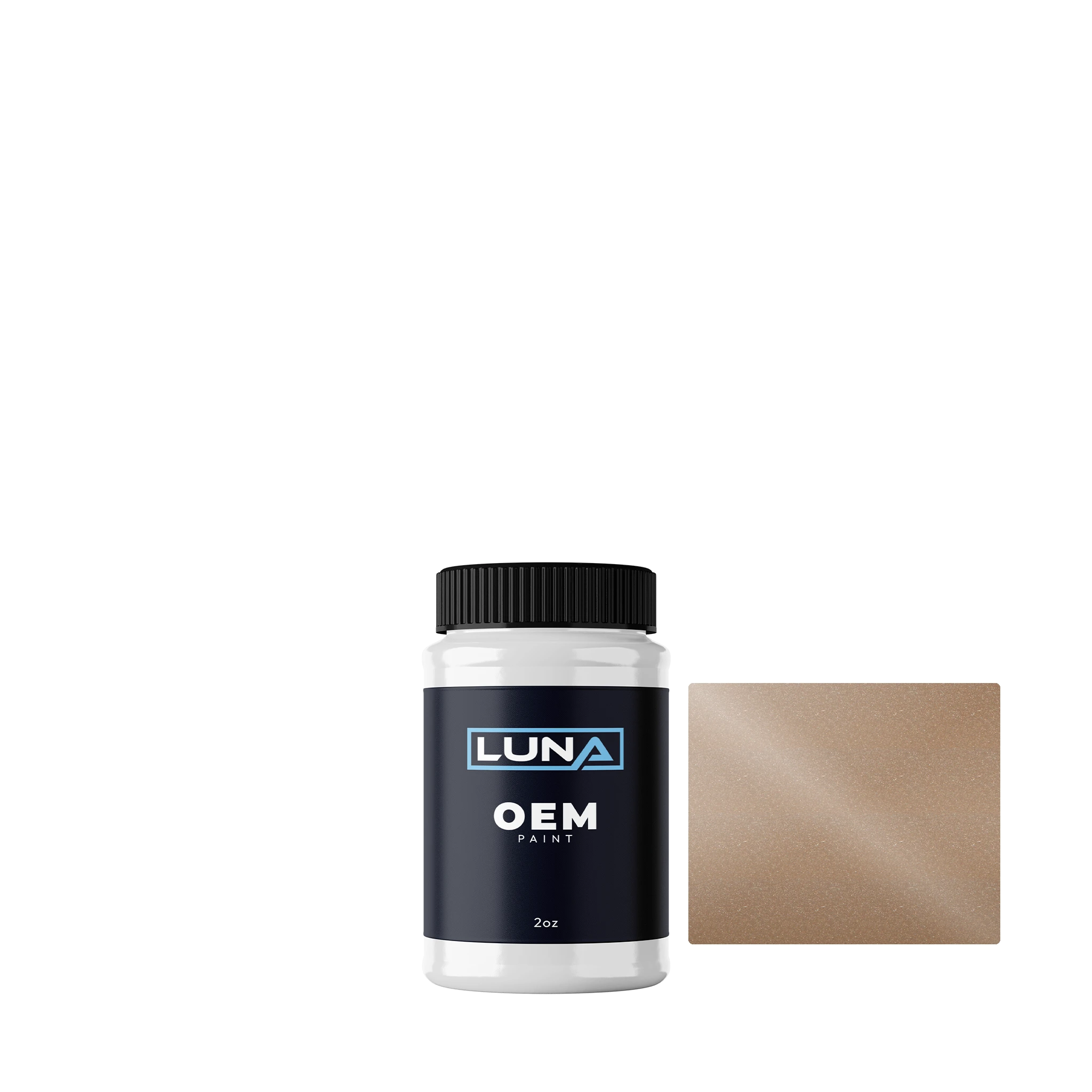 Honda | Acura Light Beige M. 1 YR605M | Luna OEM Basecoat - 2oz Touch Up Bottle w/ Brush