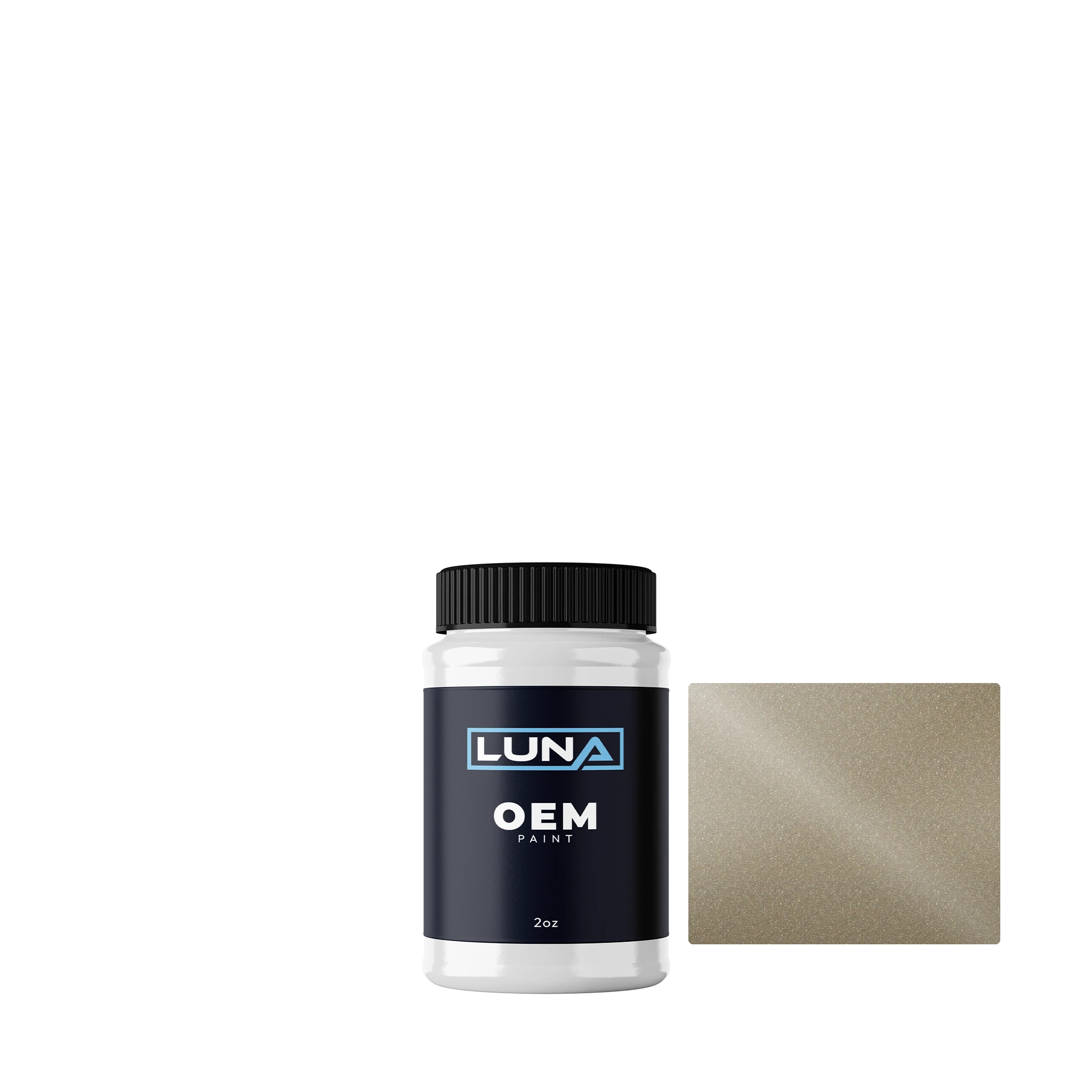 General Motors Light Driftwood M. 33-9022 | Luna OEM Basecoat - 2oz Touch Up Bottle w/ Brush