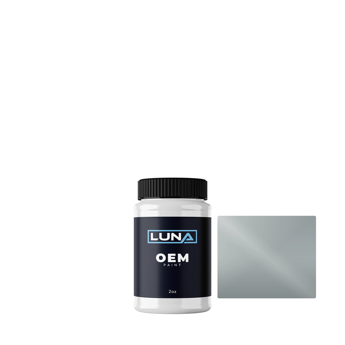 Porsche Silver M. 5706 | Luna OEM Basecoat - 2oz Touch Up Bottle w/ Brush