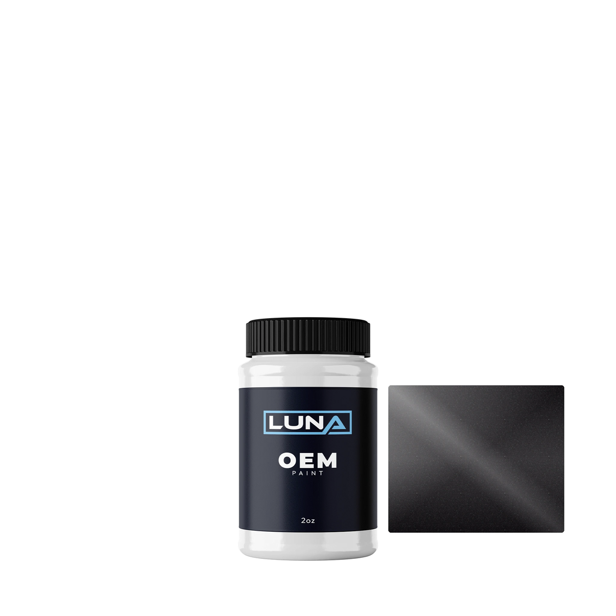 Rolls Royce Royal Ebony M. 9560038 | Luna OEM Basecoat - 2oz Touch Up Bottle w/ Brush