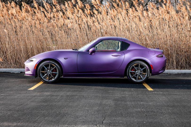 Plum Crazy Plasti Dip on a customer car