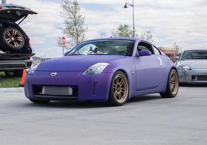 Poison Grape Plasti Dip on a customer car