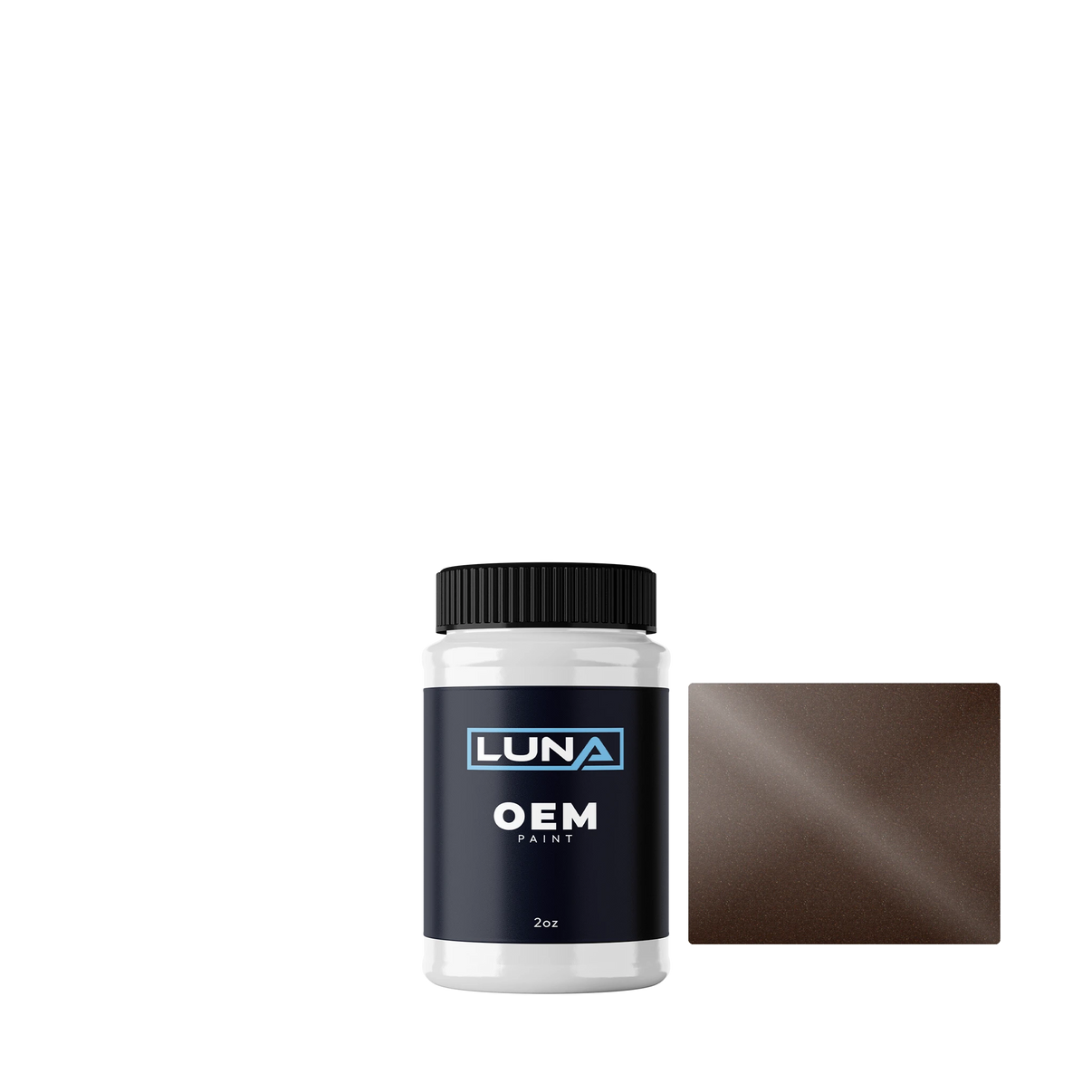 Ford Usa Dark Chestnut M. M6262 | Luna OEM Basecoat - 2oz Touch Up Bottle w/ Brush