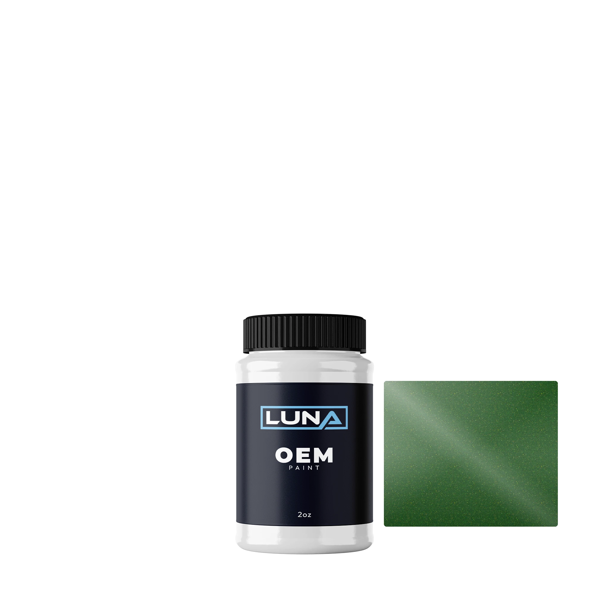 Seat Apple Green M. 3C | Luna OEM Basecoat - 2oz Touch Up Bottle w/ Brush