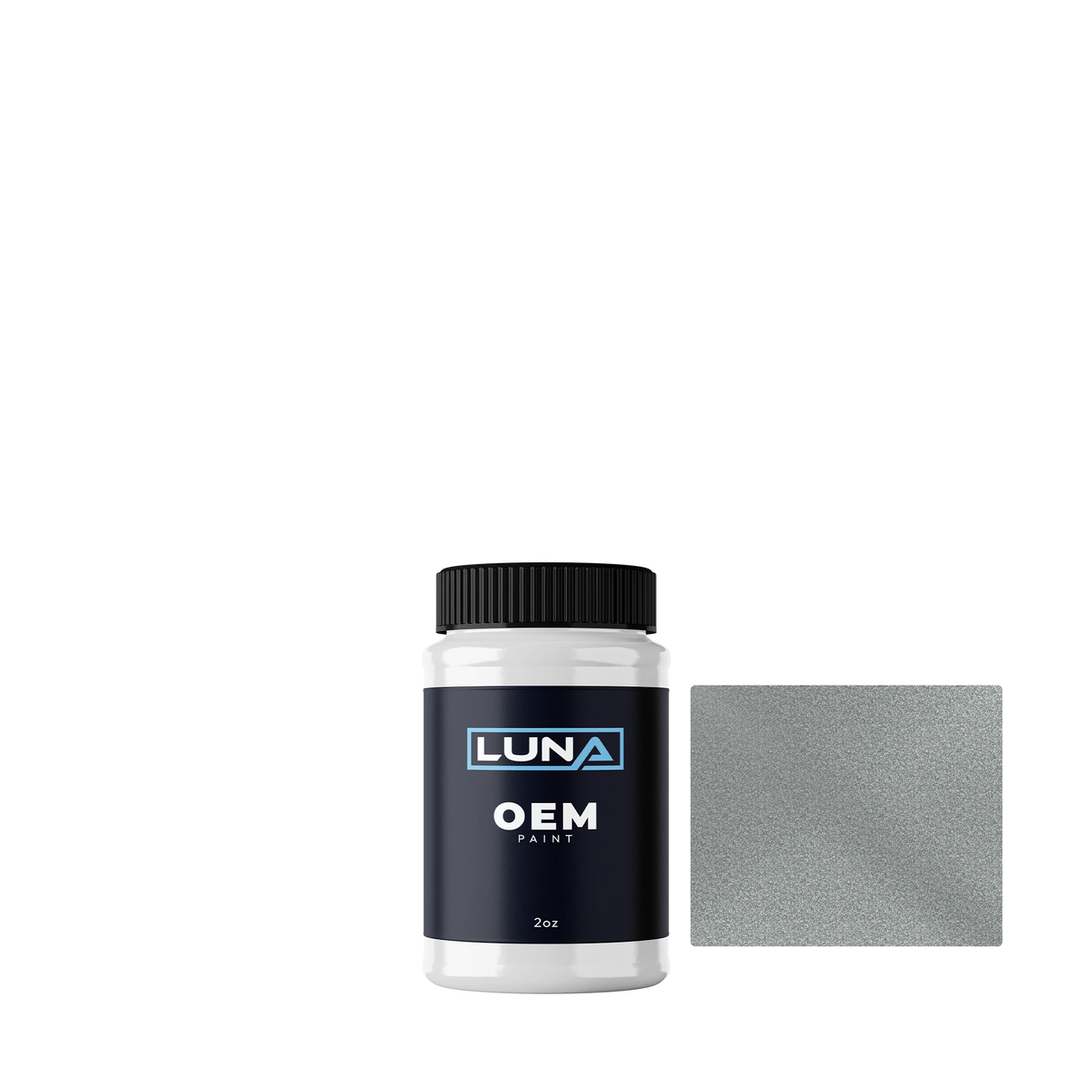 General Motors Sparkle Silver M. WA9967 | Luna OEM Basecoat - 2oz Touch Up Bottle w/ Brush