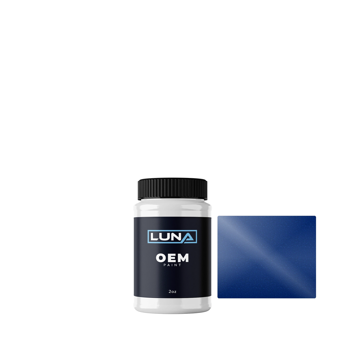 Yamaha Motorcycle Deep Purplish Blue P. 0564 | Luna OEM Basecoat - 2oz Touch Up Bottle w/ Brush